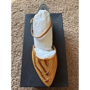 Dream Walkers Kusama Wearable Art Leather Flats Handmade Shoes Womens 40 NEW